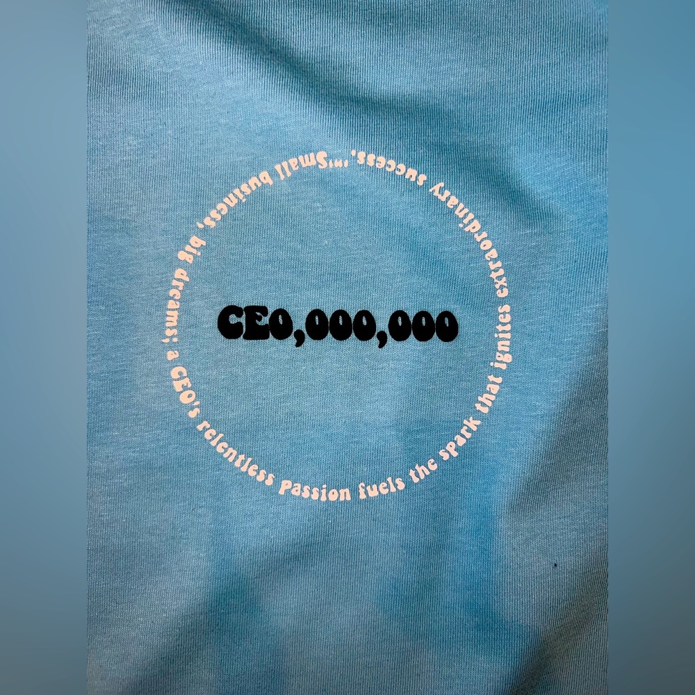 "Passion Ignites Success: Small Business, Big Dreams" Tees